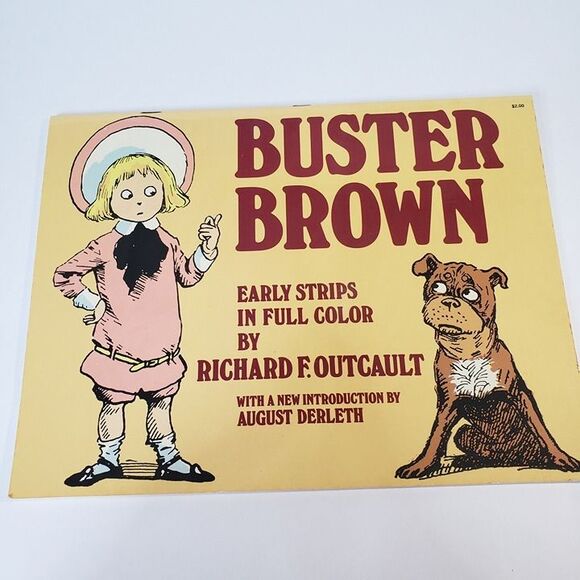 Vintage 70s Buster Brown Comic Strip PB Book Richard Outcault Dover Pub - Picture 1 of 9